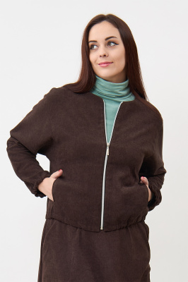 Жакет Незнакомка 10.9506.2914 вельвет ((44) 164-88-96, темно-коричн.)