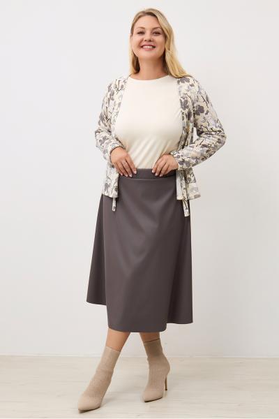 Юбка Незнакомка 04.8485.1748 кожа стрейч