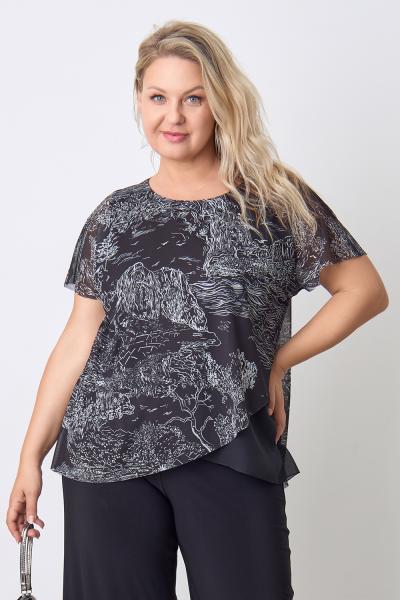 Блузка-топ Незнакомка 08.9622.1628 сетка