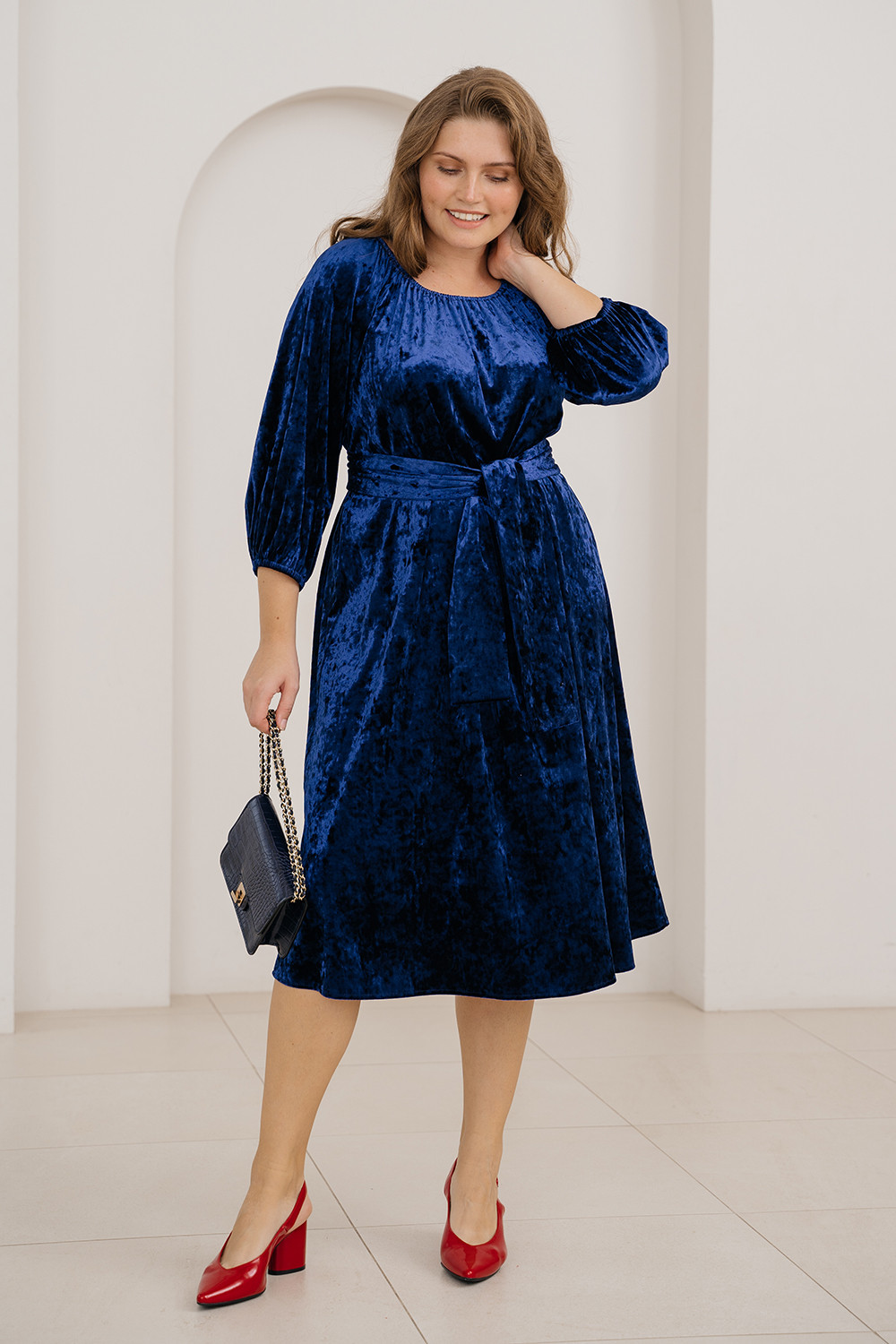 Платье Незнакомка 00.8427.2760 бархат мраморный