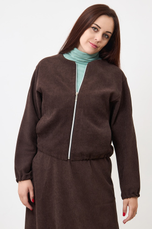 Жакет Незнакомка 10.9506.2914 вельвет ((44) 164-88-96, темно-коричн.)