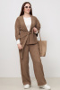Брюки женские Незнакомка 05.9506.2720 вельвет ((44) 164-88-96, светло-коричн.)