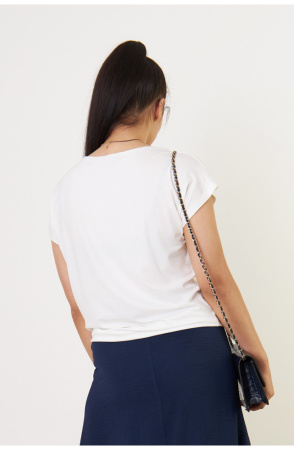 Блузка Незнакомка 03.9499.2154 ткань плательная слаб ((60) 164-120-128, молочный)