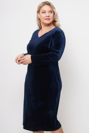 Платье Незнакомка 00.8490.2875.07 бархат ((44) 164-88-96, темно-синий)