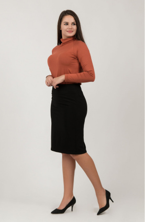 Юбка Незнакомка 04.8304.1158 трикотаж ((50) 164-100-108, черный)