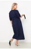 Платье женское Незнакомка 00.9408.2853 ткань костюмная ((52) 164-104-112, темно-синий)