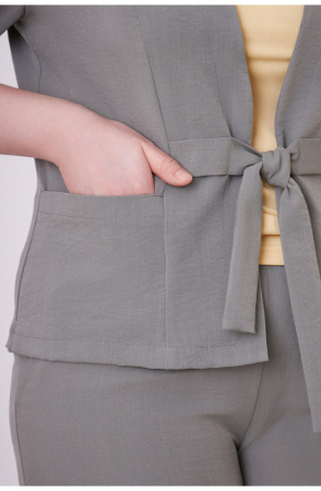 Жакет Незнакомка 10.9408.669 ткань костюмная ((48) 164-96-104, серо-зеленый)