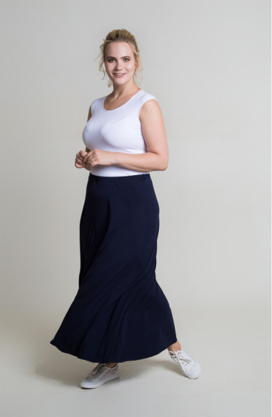 Юбка Незнакомка 04.3012.556.09 вискоза ((42) 164-84-92, темно-синий)