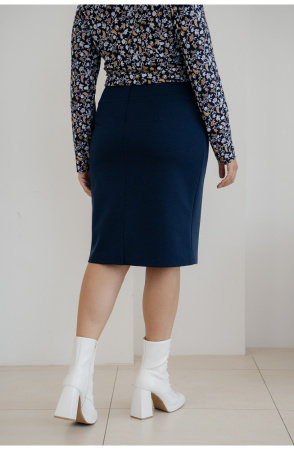 Юбка женская Незнакомка 04.5021.1158 вискоза ((54) 164-108-116, темно-синий)