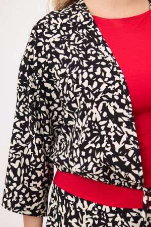 Кардиган Незнакомка 10.9505.2207 штапель ((56) 164-112-120, бежево-черный)