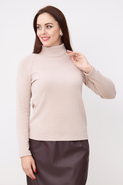 Джемпер Незнакомка 03.8662.2863 вязанка ((44) 164-88-96, бежевый)