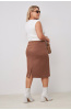 Юбка женская Незнакомка 04.5021.1158 вискоза ((56) 164-112-120, кофе с молоком)