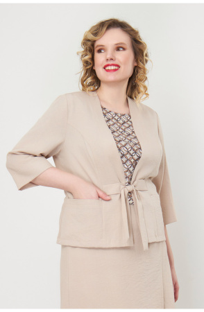 Жакет Незнакомка 10.9408.669 ткань костюмная ((44) 164-88-96, песочный)