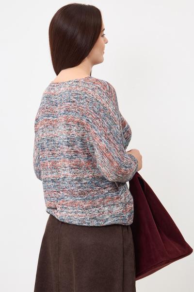 Джемпер Незнакомка 03.8653.2032 вязанка"меланж" ((44) 164-88-96, сине-коричневый)