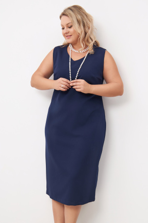 Платье Незнакомка 00.9280.2861 ткань косюмная ((54) 164-108-116, темно-синий)