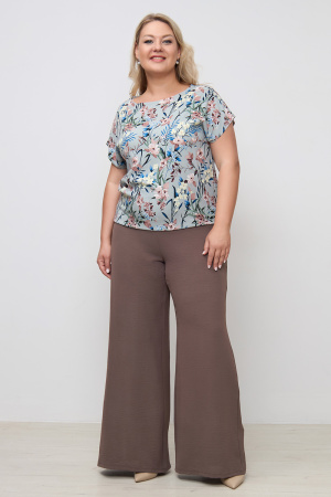 Блузка Незнакомка 03.9479.2154 слаб ((62) 164-124-132, серо-зеленый)