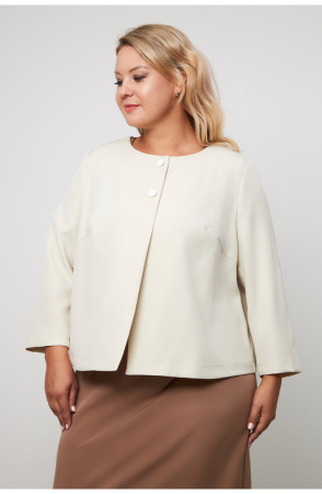 Жакет Незнакомка 10.9280.2862 ткань костюмная ((58) 164-116-124, бежевый)