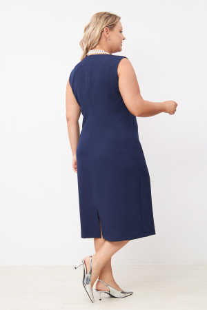 Платье Незнакомка 00.9280.2861 ткань косюмная ((54) 164-108-116, темно-синий)