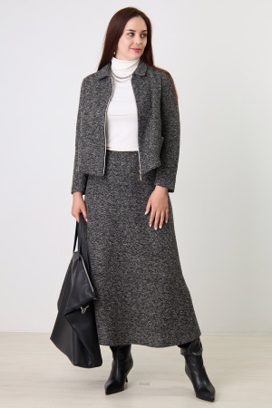 Жакет Незнакомка 10.8431.2865 трикотаж меланж ((44) 164-88-96, темно-серый)