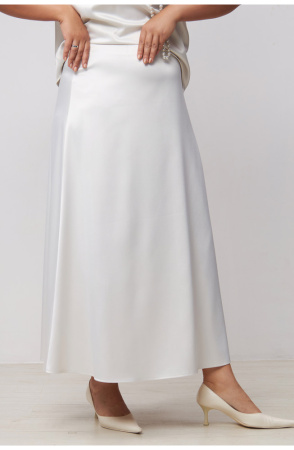 Юбка Незнакомка 04.9455.556.09 атлас-стрейч ((58) 164-116-124, молочный)