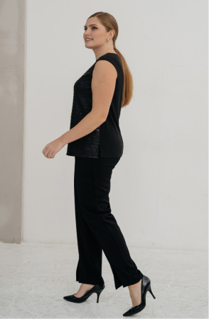 Блузка-топ Незнакомка 08.8460.1791 трикотаж"пайетки"