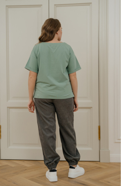 Брюки Незнакомка 05.9424.2669 вельвет ((62) 164-124-132, серый)