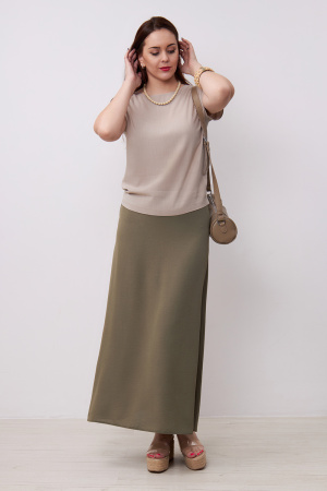 Юбка Незнакомка 04.9497.556.09 ткань ((56) 164-112-120, хаки)