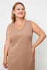 Платье Незнакомка 00.9280.2861 ткань косюмная ((44) 164-88-96, темно-бежевый)