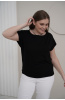 Блузка Незнакомка 03.3012.2154 вискоза ((62) 164-124-132, черный)
