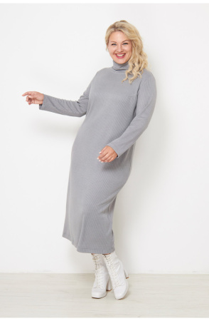 Платье Незнакомка 00.8656.2619 вязанка лапша ((52) 164-104-112, серый)