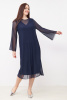 Платье Незнакомка 00.9613.2877 сетка ((44) 164-88-96, темно-синий)