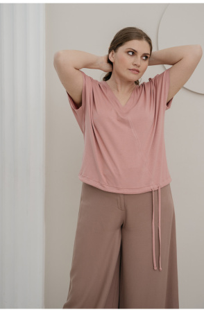 Блузка Незнакомка 03.3012.2344 вискоза ((48) 164-96-104, пыльная роза)