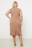 Платье Незнакомка 00.9280.2861 ткань косюмная ((44) 164-88-96, темно-бежевый)