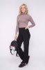 Брюки Незнакомка 05.8304.1944 трикотаж рубчик ((44) 170-88-96, черный)
