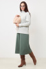 Юбка-брюки Незнакомка 05.5021.2630 вискоза ((58) 164-116-124, серо-зеленый)