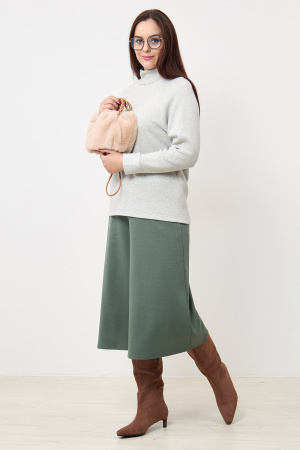 Юбка-брюки Незнакомка 05.5021.2630 вискоза ((58) 164-116-124, серо-зеленый)