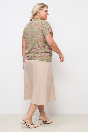 Блузка Незнакомка 03.9463.2361 штапель ((46) 164-92-100, светло-зеленый)