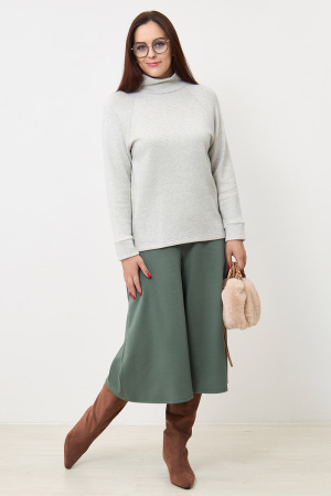 Юбка-брюки Незнакомка 05.5021.2630 вискоза ((58) 164-116-124, серо-зеленый)