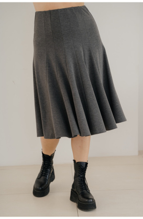 Юбка Незнакомка 04.5023.455 вискоза ((58) 164-116-124, темно-серый)