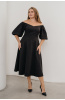 Платье Незнакомка 00.9280.2745 ткань костюмная ((50) 164-100-108, черный)