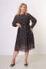 Платье Незнакомка 00.7510.2812 шифон ((48) 164-96-104, черный)