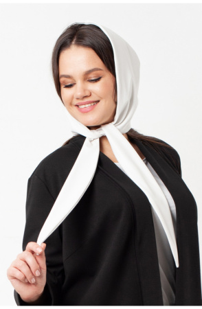 17.8449.2736 капор трикотаж-кожа ((50) 164-100-108, молочный)