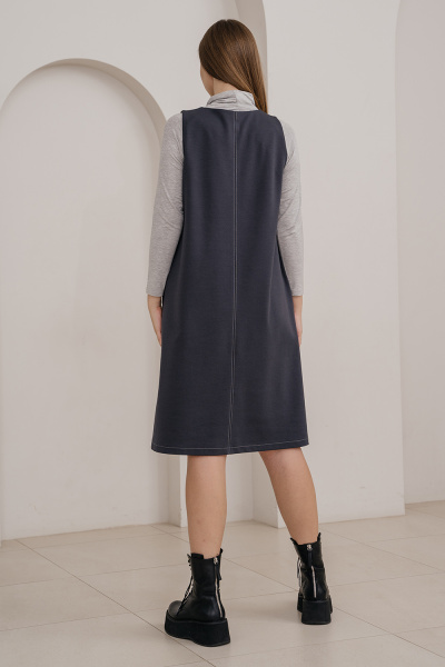 Сарафан Незнакомка 06.5021.2753 вискоза ((44) 164-88-96, темно-серый)