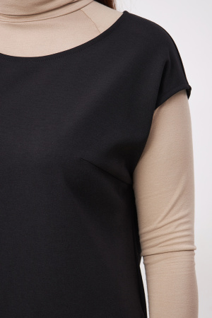 Платье Незнакомка 00.5021.2543 вискоза ((52) 164-104-112, черный)