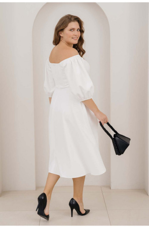 Платье Незнакомка 00.9280.2745 ткань костюмная ((58) 164-116-124, молочный)