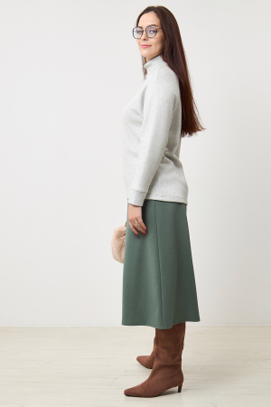 Юбка-брюки Незнакомка 05.5021.2630 вискоза ((58) 164-116-124, серо-зеленый)
