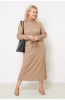 Платье Незнакомка 00.8656.2619 вязанка лапша ((44) 164-88-96, кофе с молоком)