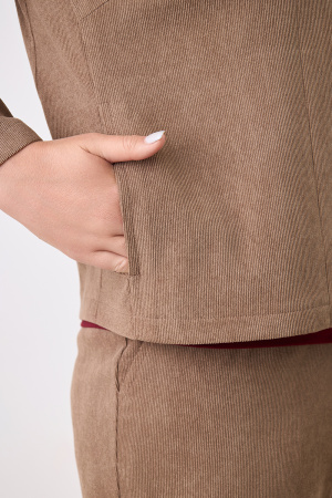 Жакет Незнакомка 10.9506.2915 вельвет ((44) 164-88-96, светло-коричн.)