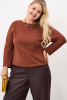 Блузка Незнакомка 03.4142.2032 вискоза фырча ((62) 164-124-132, коричневый)