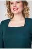 Платье Незнакомка 00.9280.2825 ткань костюмная ((56) 164-112-120, темно-зеленый)